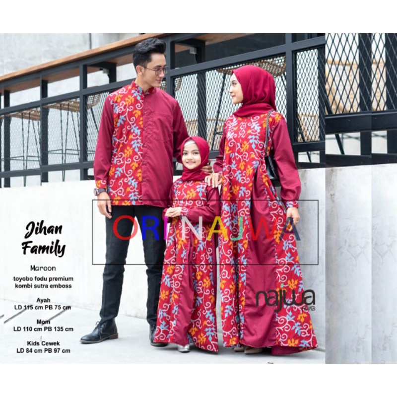 COUPLE FAMILY - JIHAN FAMILY COUPLE  - FITRIYA FAMILY ORINAJWA - SARIMBITBATIK - SERAGAMBATIK