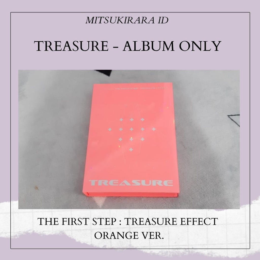 [PO] TREASURE Album - The First Step : Treasure Effect (Orange Ver)