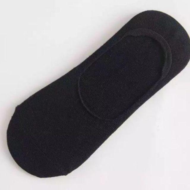 KAOS KAKI BALET INVISIBLE / KAOS KAKI PENDEK / HIDDEN SOCK ( pria & wanita )-Hitam