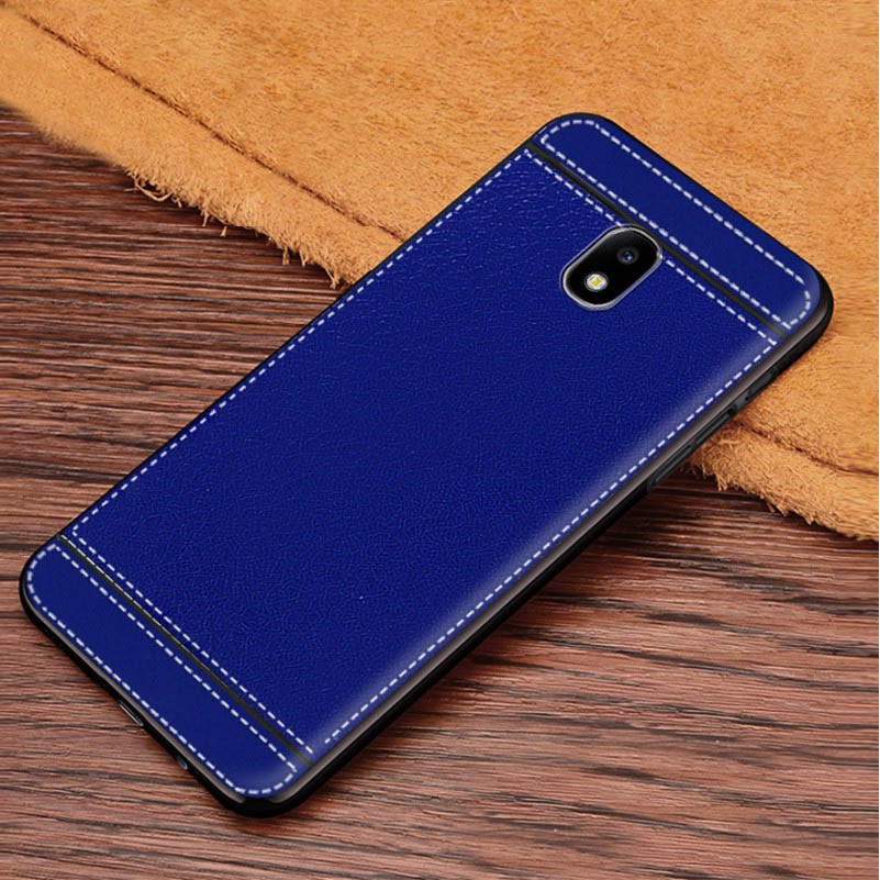 ASLI IMPORT HQ Business Leather Pattern Soft TPU Silicone Case for Samsung Galaxy J7 J3 J5 J 7