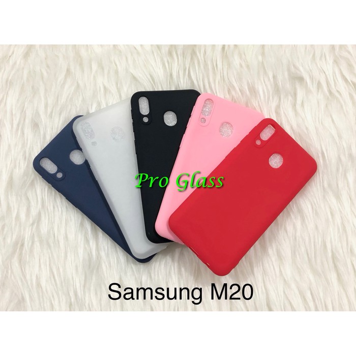 C107 Samsung M20 Colourful Ultrathin Silicone Case / Matte Case