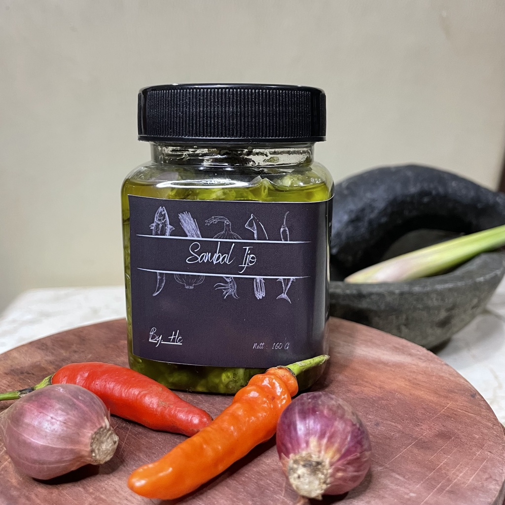 

Sambal Ijo / Sambal Hijau / Sambel Ijo / Sambel Hijau By Hc 160 Gram