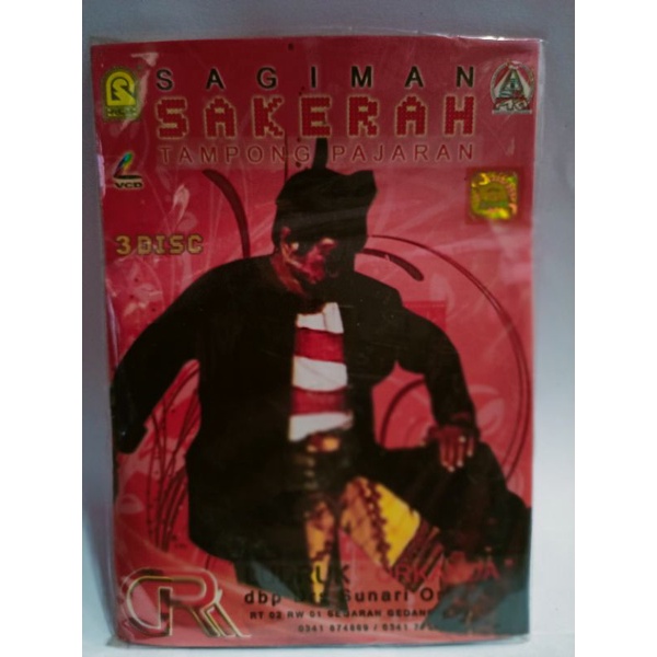 VCD original kesenian ludruk lakon sakerah (3disc)