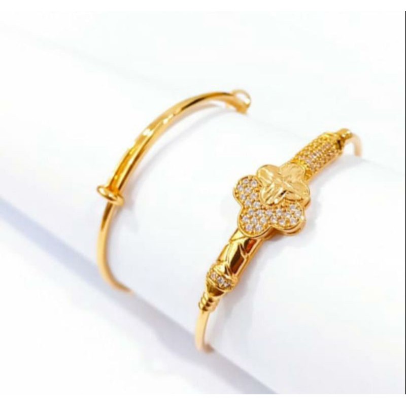 Gelang Bangle Xuping Bunga Permata N06032003