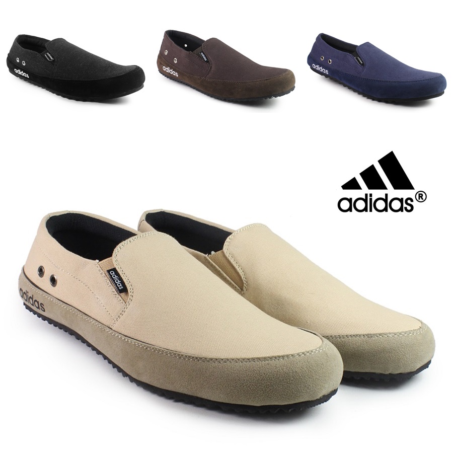 COD!! Sepatu Slip On Pria Murah Adidas Master Casual Santai Sepatu Formal Kerja Kuliah Outdoor