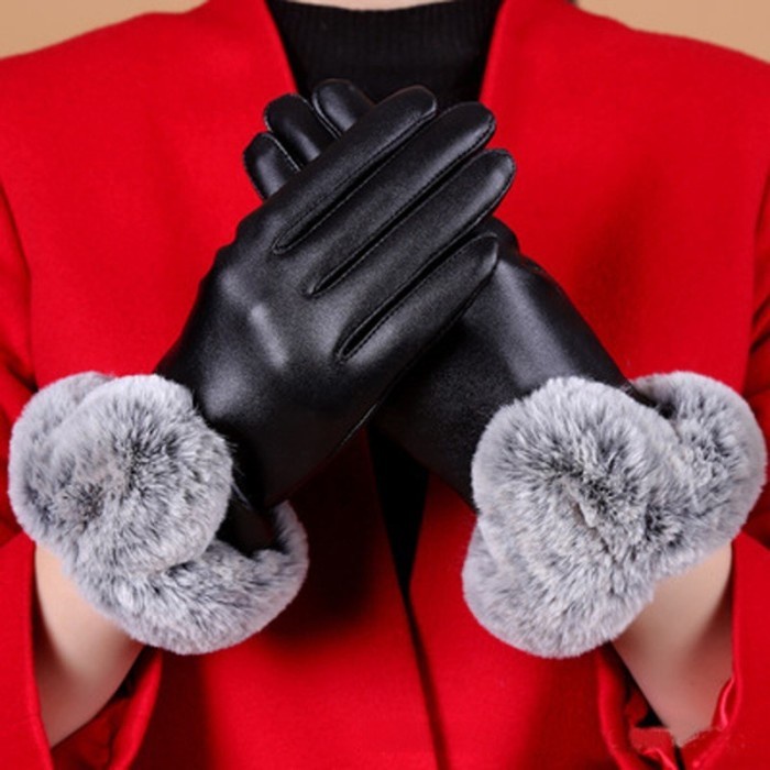 Sarung tangan bulu musim dingin dewasa touch screen gloves winter