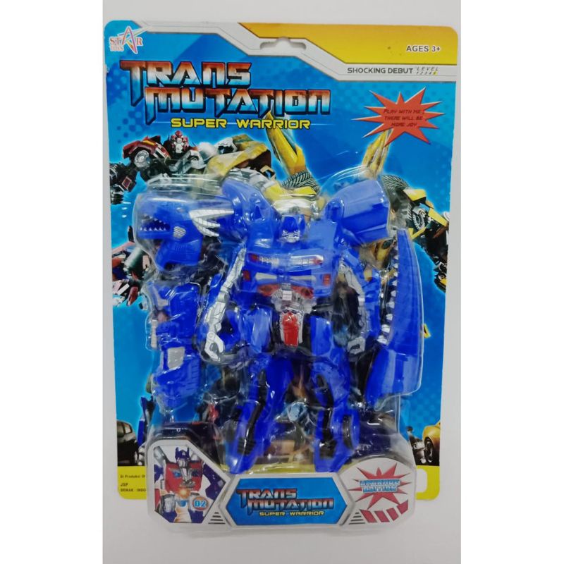 ST 2477 - Mainan Robot Trans Mutation Super Warrior Bamble Bie Lampu Dada ST2477