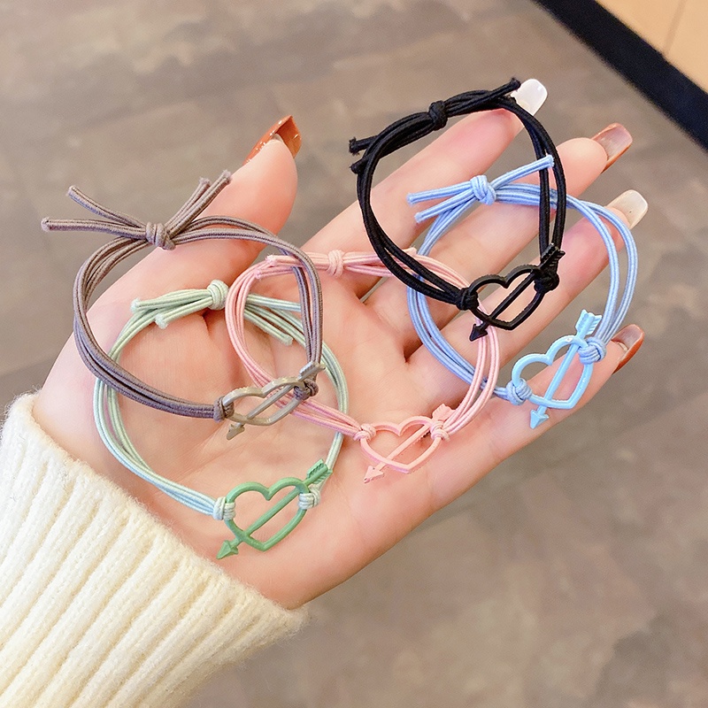 Ikat Rambut Motif Panah Cupid Gaya Korea Untuk Anak Perempuan