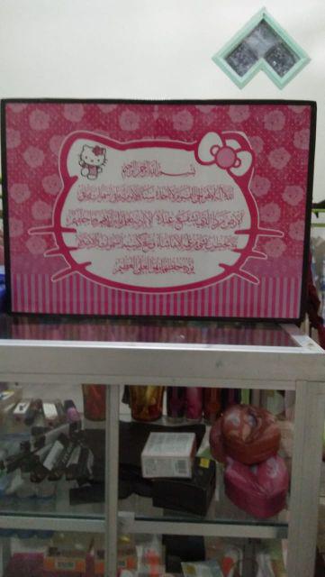 Kaligrafi Helo Kitty Pink Fanta