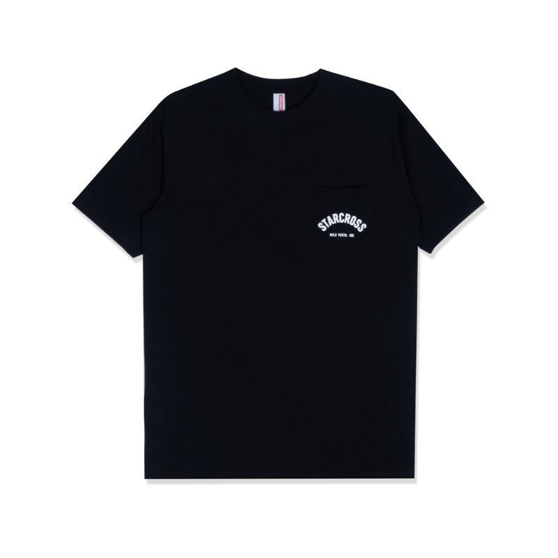 STARCROSS pocket tees- TBS 193-Black