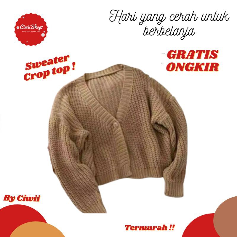 CROPTOP NAYA RAJUT / CROPWANITA /CROPTOP RAJUT