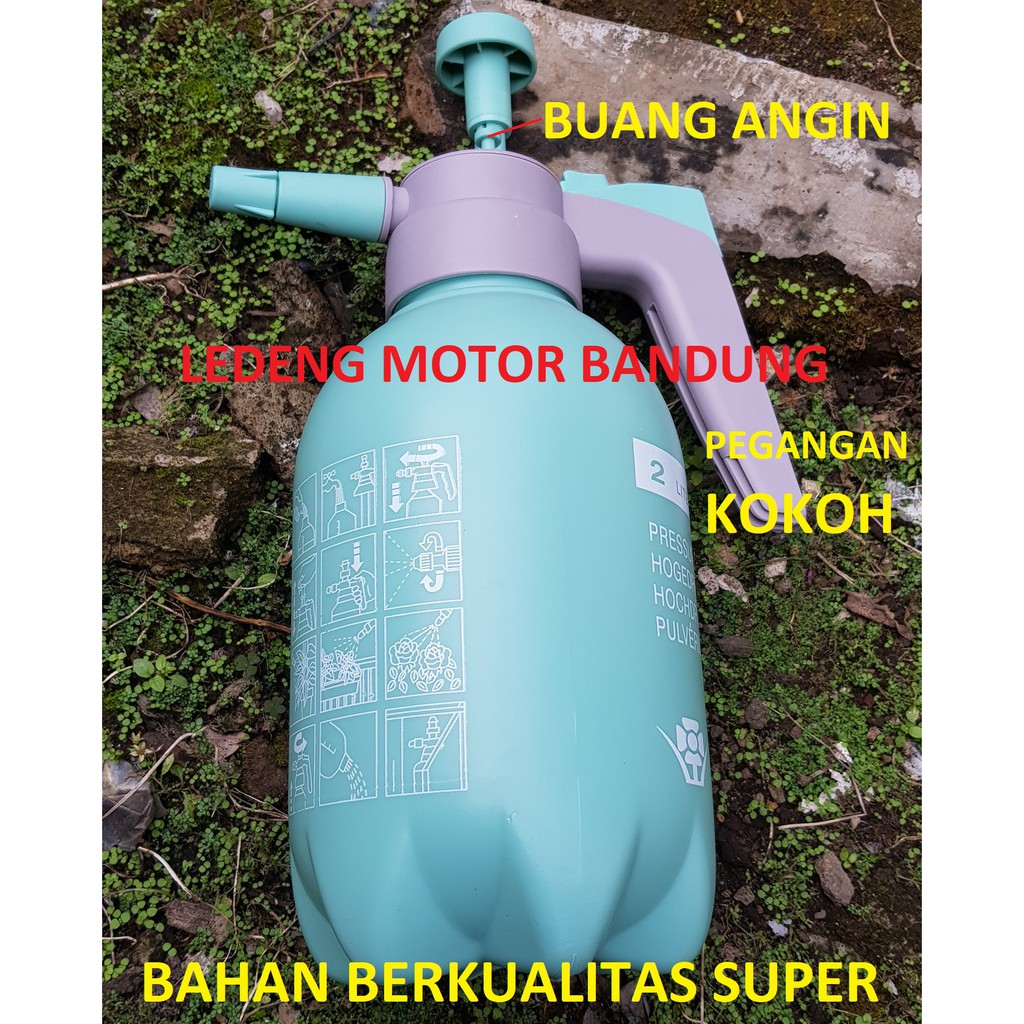 Bagus Pompa Semprot Pressure Sprayer Semprotan Hama Disinfektan Cuci Air AC 2L