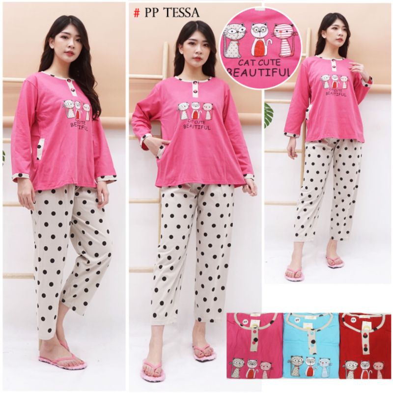 baju tidur PP Tessa premium Ld 104-2