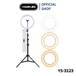 YESPLUS RING LIGHT LED Make Up Vlog Lampu Ringlight 26cm & 33cm + Tripod 2.1m
