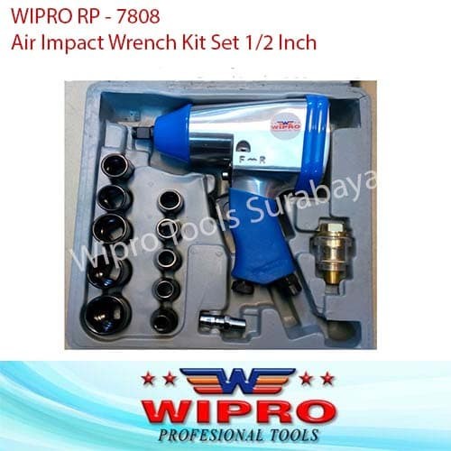 Air Impact Wrench Kit Set 1/2" - WIPRO RP 7808 RP7808