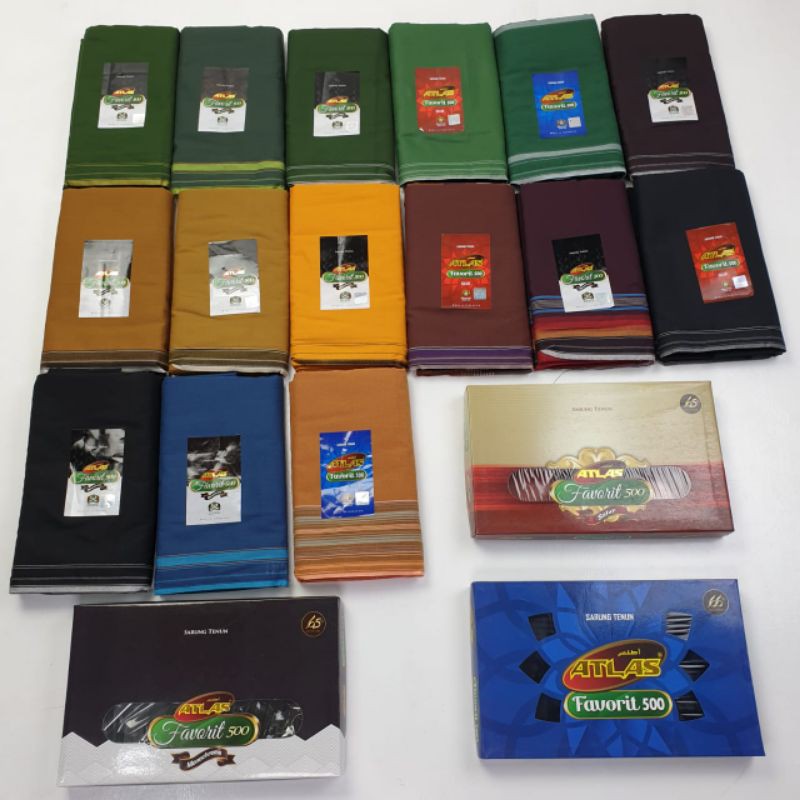 Sarung ATLAS Favorit 500 Polos Warna
