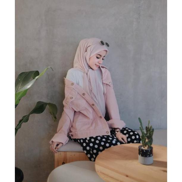 OVERSIZE JACKET JEANS PINK / OVERSIZE JACKET DENIM PINK / JACKET JEANS PINK