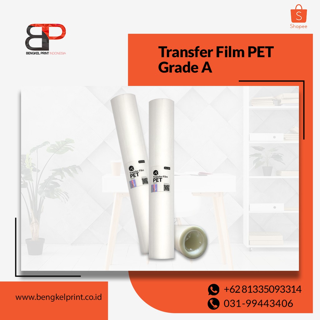 PET FILM DTF GRADE A 33CM x 10M | METERAN