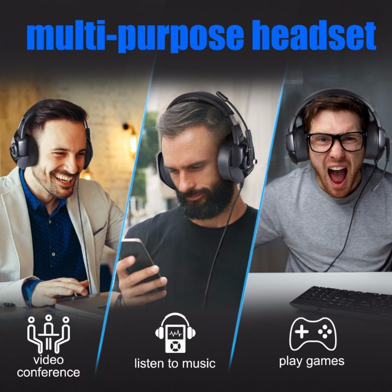 Headset Gaming Headset Music with Microphone - Headphone Music