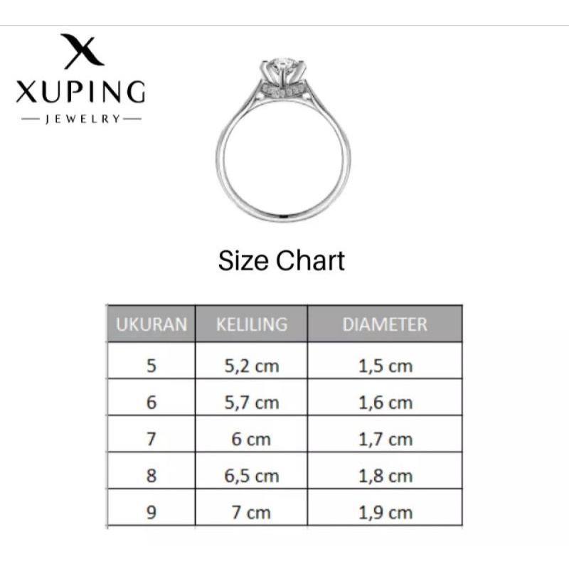 Cincin Xuping Premium Pasir kuning/Cincin Xuping Wanita/Cincin Korea/Cincin Anti Karat/AGAM AKSESORIS