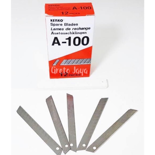 

Isi cutter kenko Kecil / Refil Cutter / Refill Karter Cuter Kater Spare Blade A-100