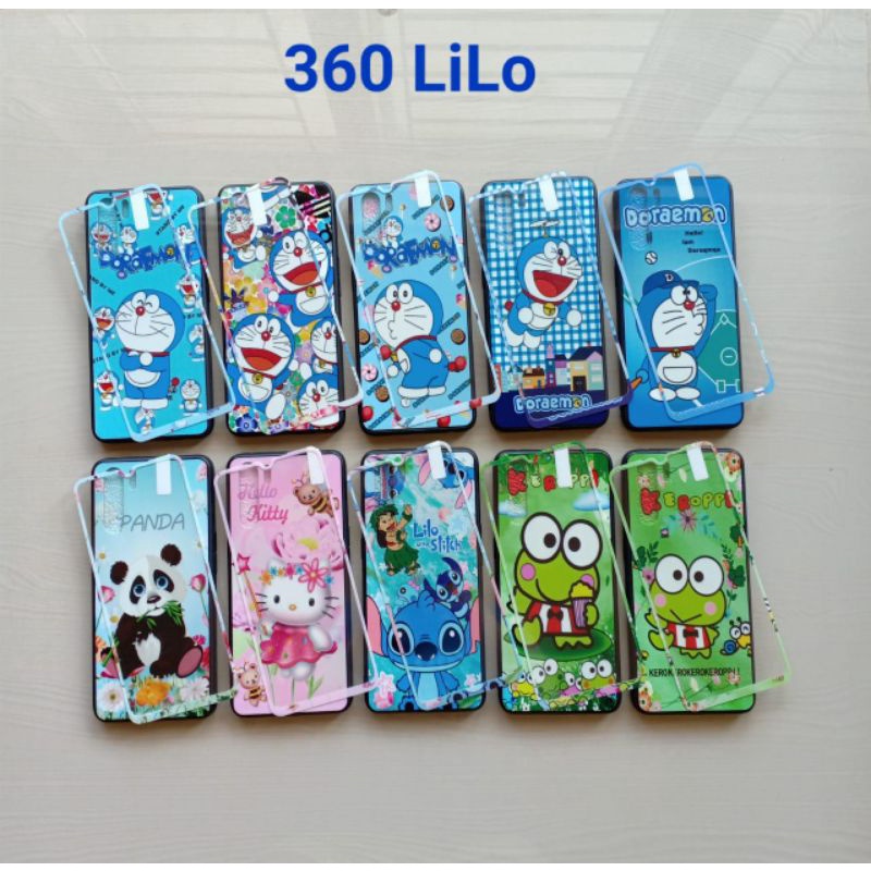 CASE 360 LILO DORAEMON HK PANDA KODOK +AG OPPO A15