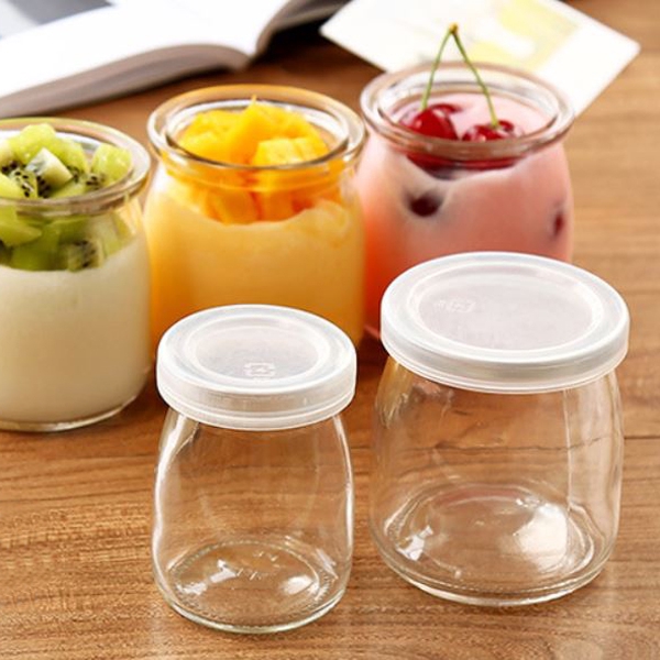 gelas dessert dengan tutup mousse pudding bottle (1F2,1f1) kge003