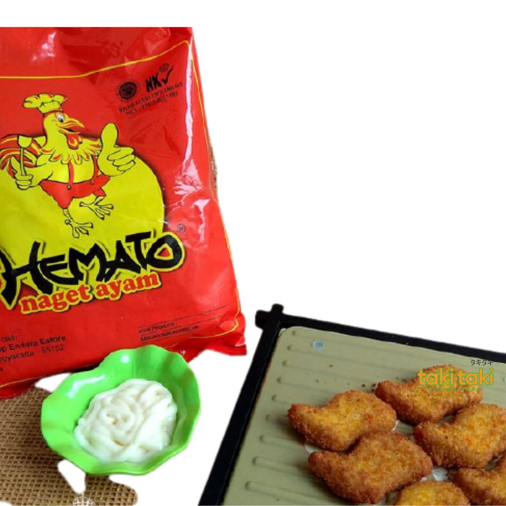 

Hemato Chicken Nugget, Naget Ayam Enak, Naget Ayam Frozen kemasan 500gram