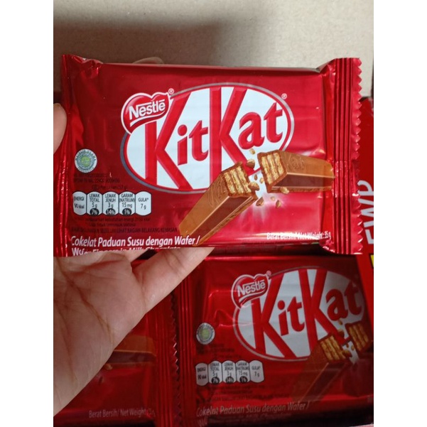 

agen distributor makanan ringan cokelat kit kat original milk paduan susu dengan wafer 35gr