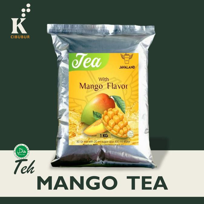 

[COD] rasa Mango tea Bubuk Minuman kiloan Bubble Powder Drink Javaland 1kg [COD]