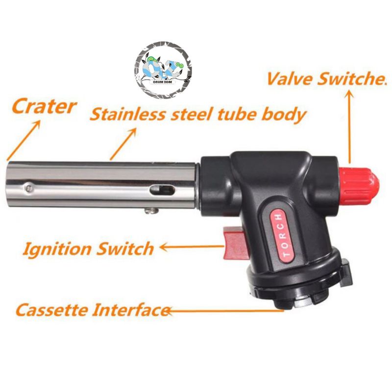 Kepala Gas Butane Torch Multifungsi 1300 Celcius WS-504C