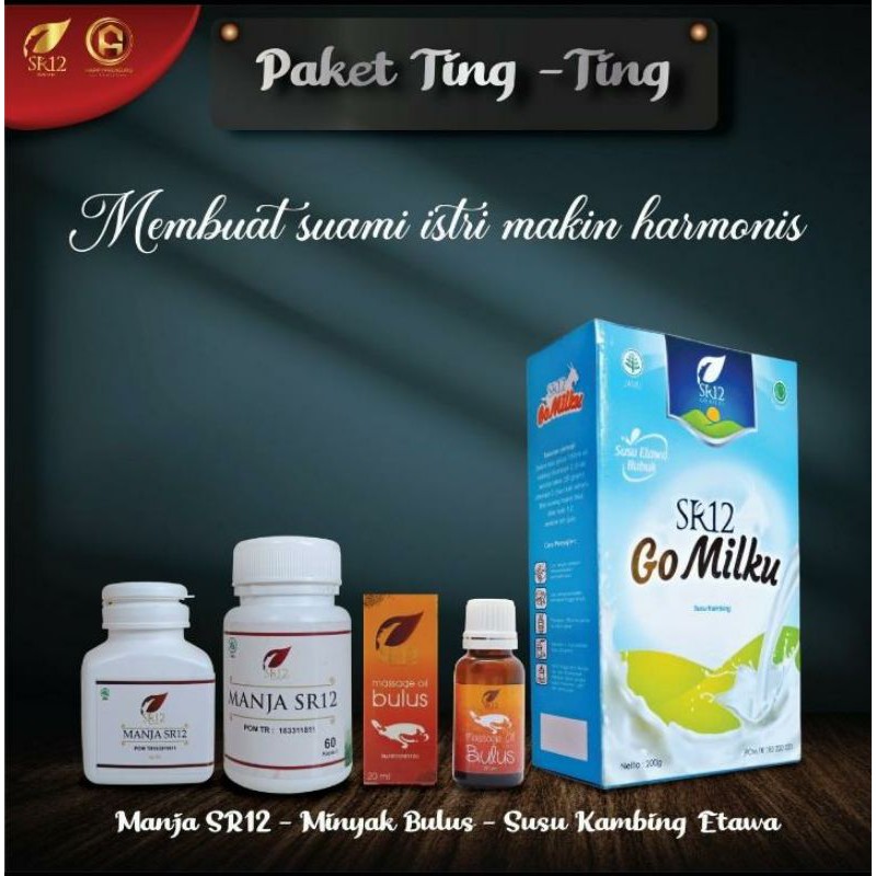 Paket PASUTRI SR12/manjakani merapatkan/minyak bulus mengencangkan/susu kambing/pasutri harmonis