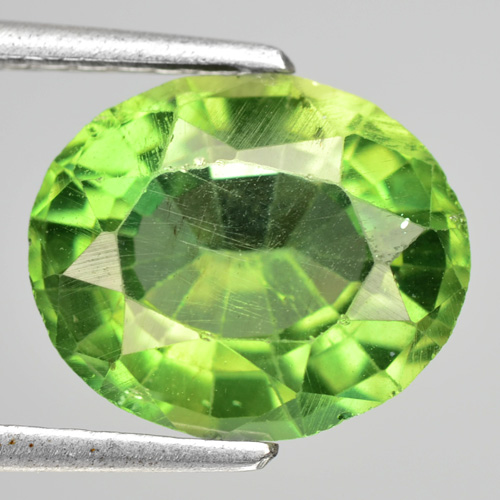 BGL Certified Oval 5.04ct 10x12mm Natural Unheated Green Apatite AP110