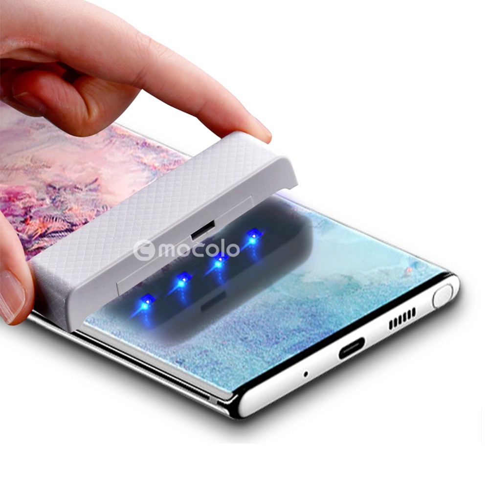Tempered Glass Samsung Galaxy Note 10 Plus 5G / Note 10 Full Cover 3D UV Glue Original Mocolo