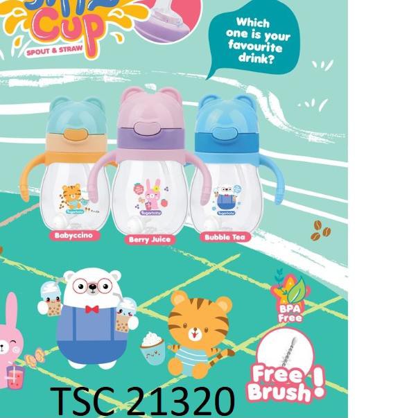 ⅍ Botol Sugar Baby Tritan Sippy Star, Rabbit, 2in1, Kid Bottle CBKS ←