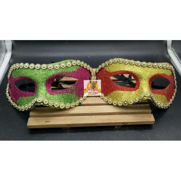 Topeng Glitter - Topeng Pesta - Party Mask glitter Topeng Putri malam