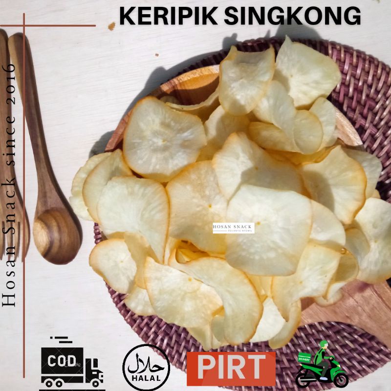 

[HosanSnack] keripik singkong Rasa Original Renyah Gurih Langsung harga Pabrik camilan murah