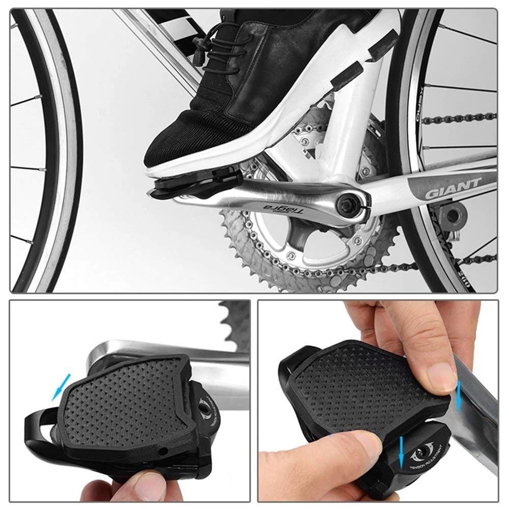 Lanfy Pedal Platform Adapter Bagian Sepeda Pedal KEO Sepeda Jalan Hitam Look Series Clipless Pedal Sepeda Pedal Convert