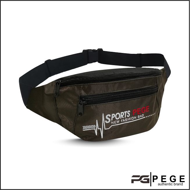 Tas Waistbag Keren Kasual PEGE Untuk Pria Bisa Dipakai Untuk Tas Pinggang Dan Selempang - PG 8916