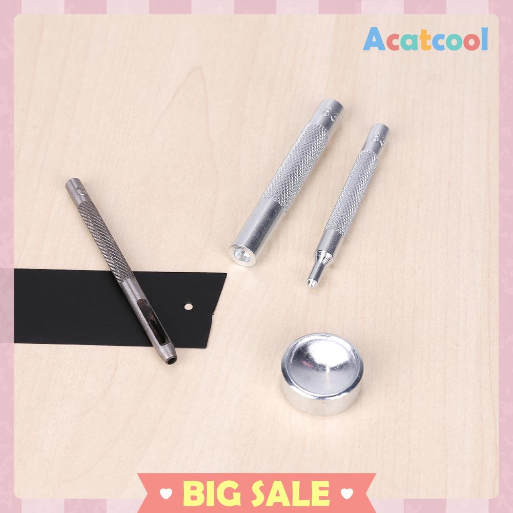 4pcs Kancing Snap Bahan Metal DIY