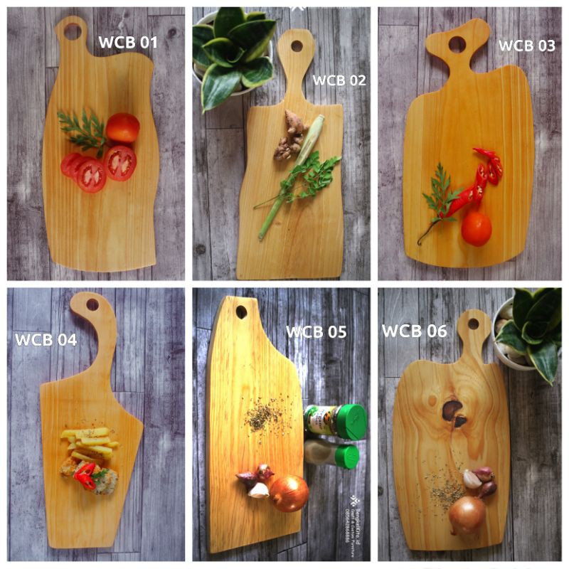 WOODEN CUTTING BOARD (WCB 02)/TALENAN KAYU/KAYU PINUS JATI BELANDA/KAYU OVEN/JATI BELANDA OVEN