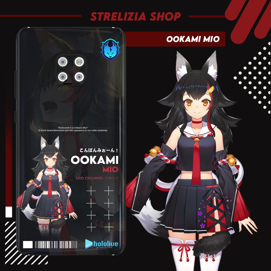 Phone Case Hololive Ookami Mio