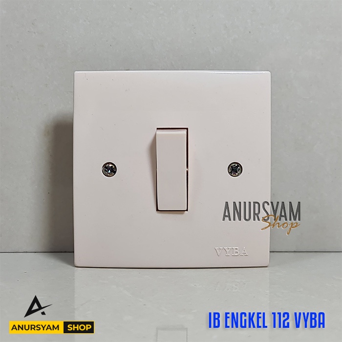 IB Saklar Engkel VYBA NCE-112 / IB Engkel 1 Way Switch / IB Saklar 1