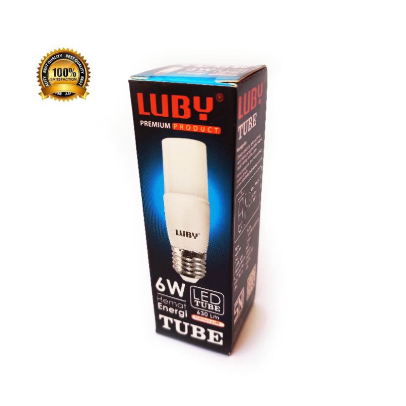 Lampu led bohlam tube premium 6 watt