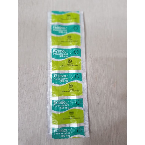 Fasidol Tablet/ Obat Sakit Kepala/ Demam/ Sakit Gigi