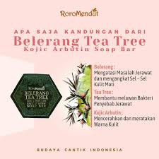 Roro Mendut Belerang tea tree Kojic Arbutin Soap Bar