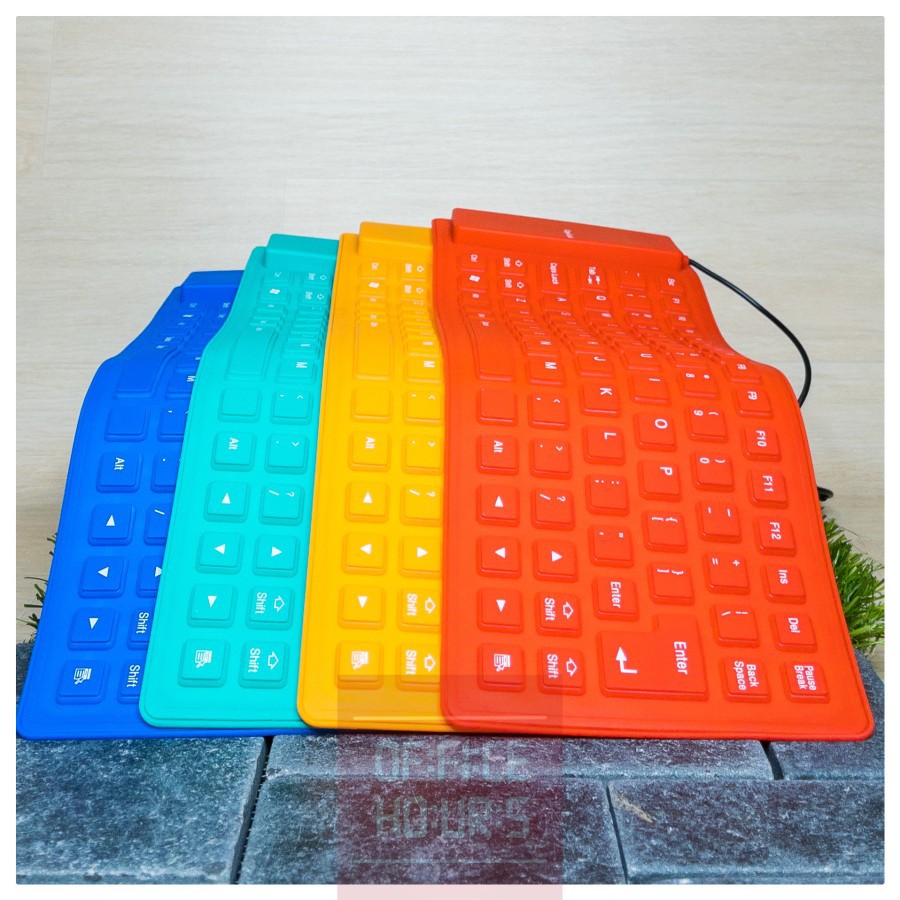 Keyboard Fleksibel USB - Flexible Keyboard USB