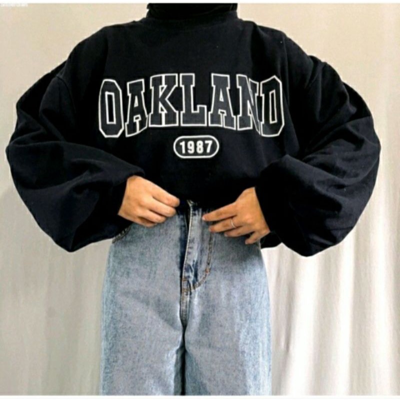 OAKLAND OVERSIZE SWEATER OBLONG OVERSIZE WANITA