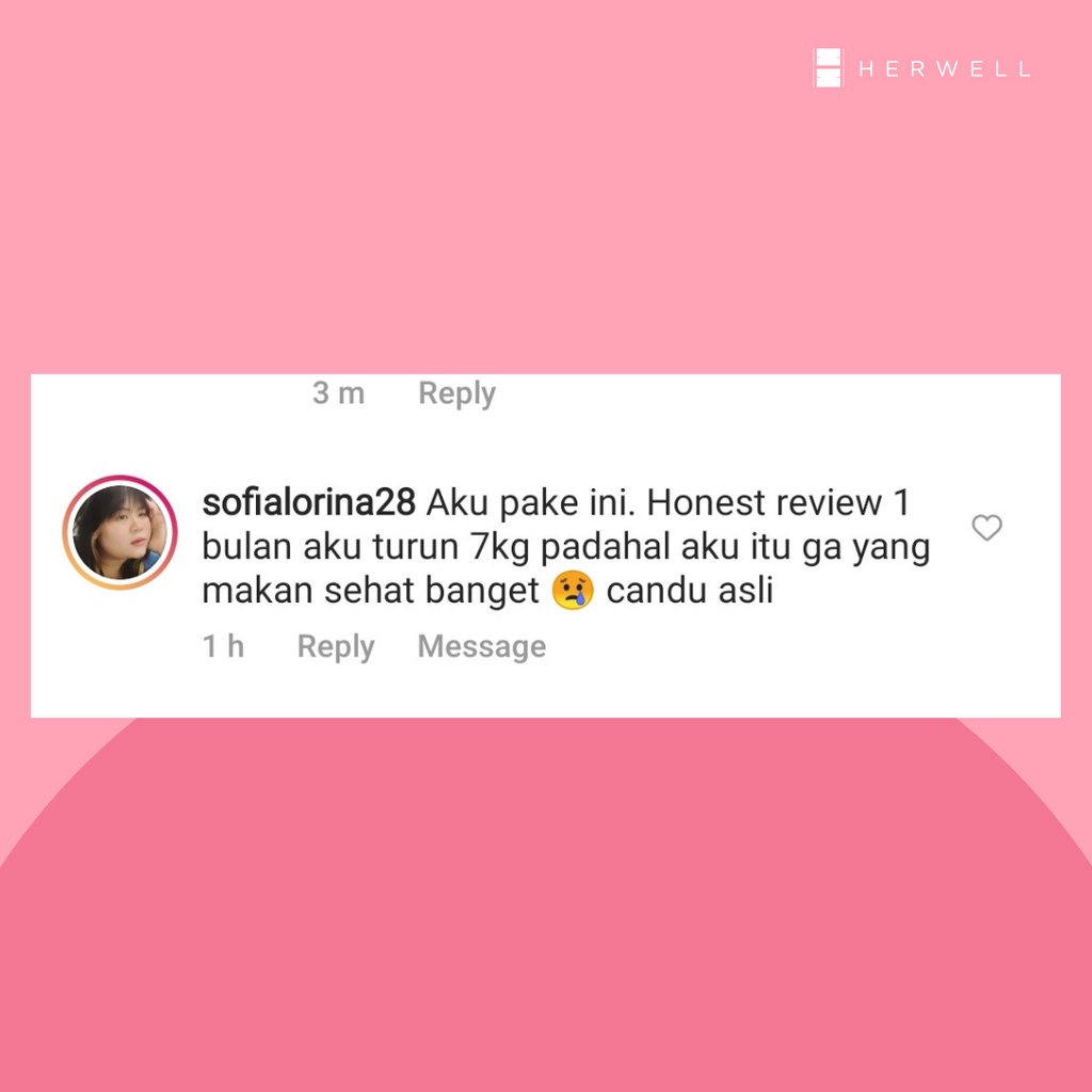 1 SACHET Herslim - Meal Replacement Untuk Diet Yang Kaya Nutrisi Rendah Kalori Dan Lemak