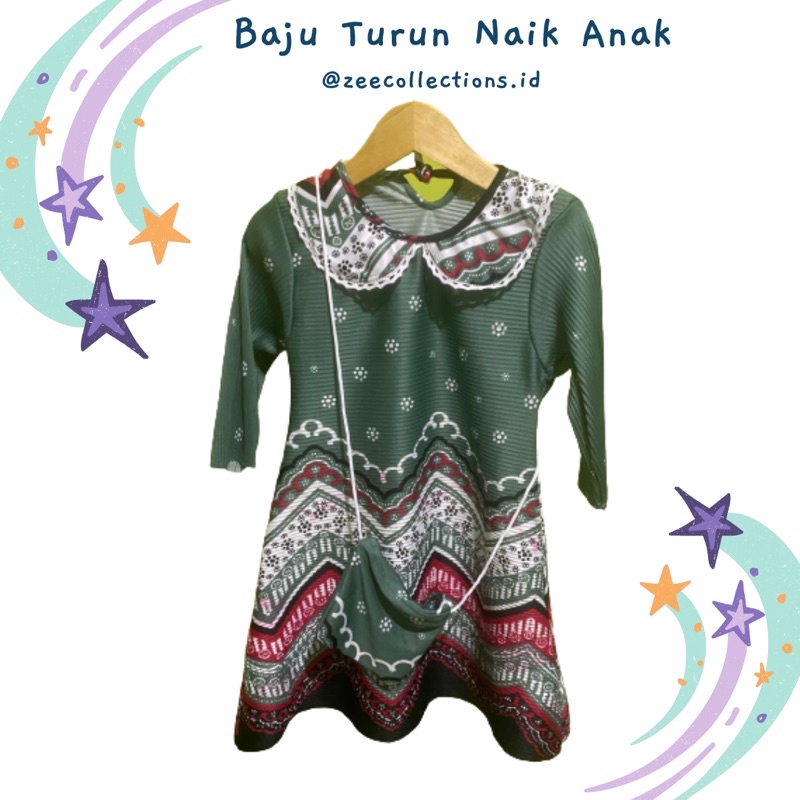 Baju Naik Turun Anak size 1-4 tahun